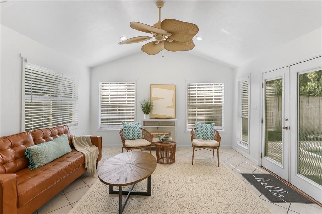 Living Room 2 overlooks pool