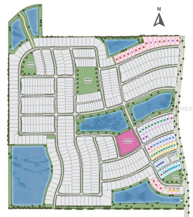 The Waters at Center Lake Ranch Sitemap