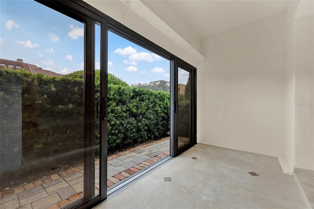 Sunroom View to patio