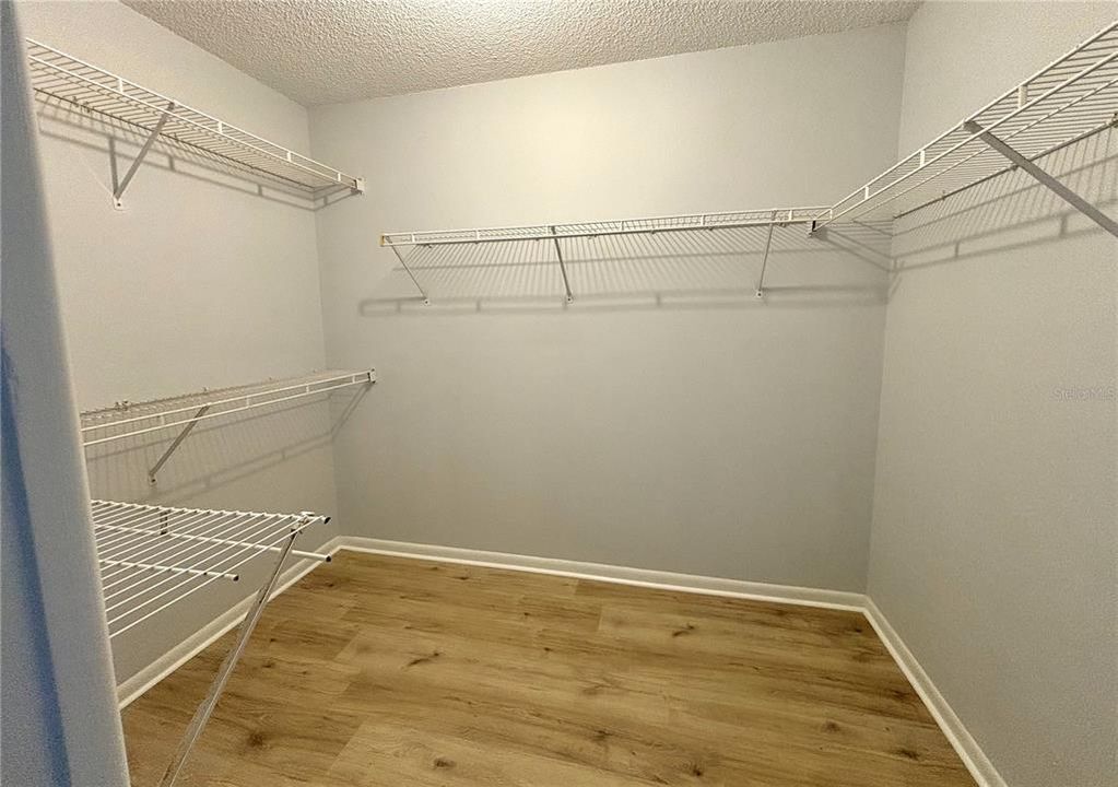 Walk-In Closet in Master Bathroom