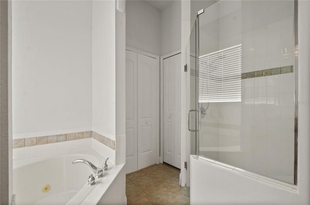 Master Bathroom (jetted tub and shower to the right)