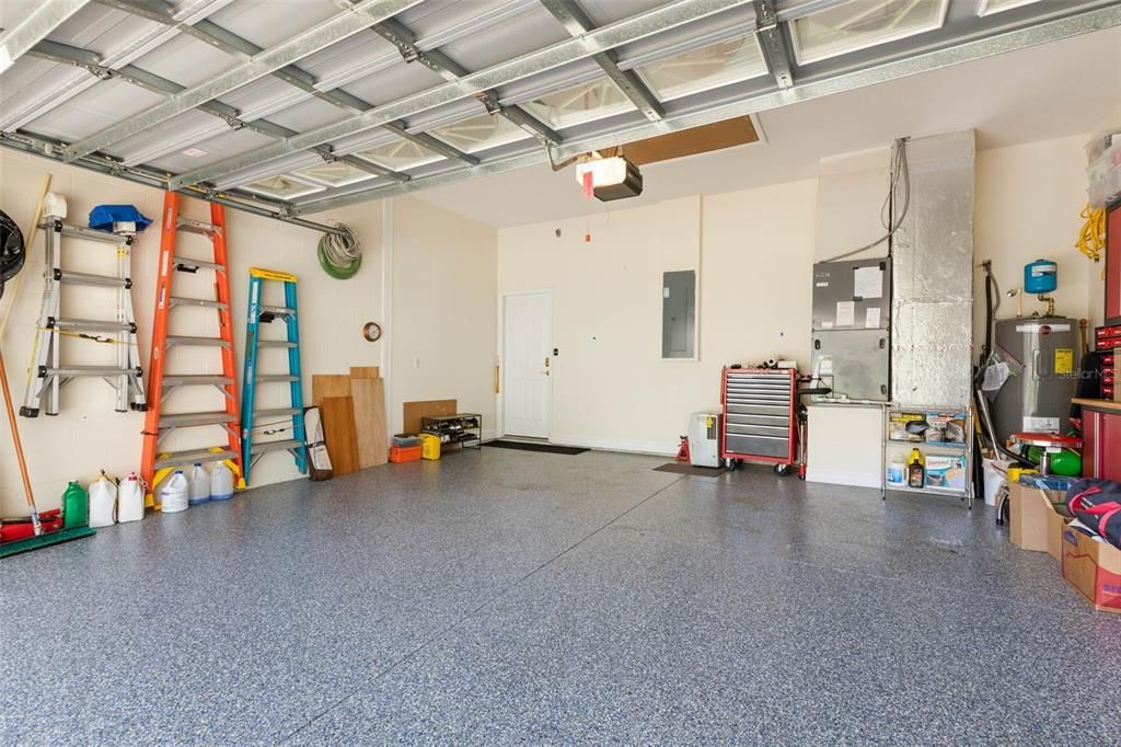 Freshly Sealed Garage Floor