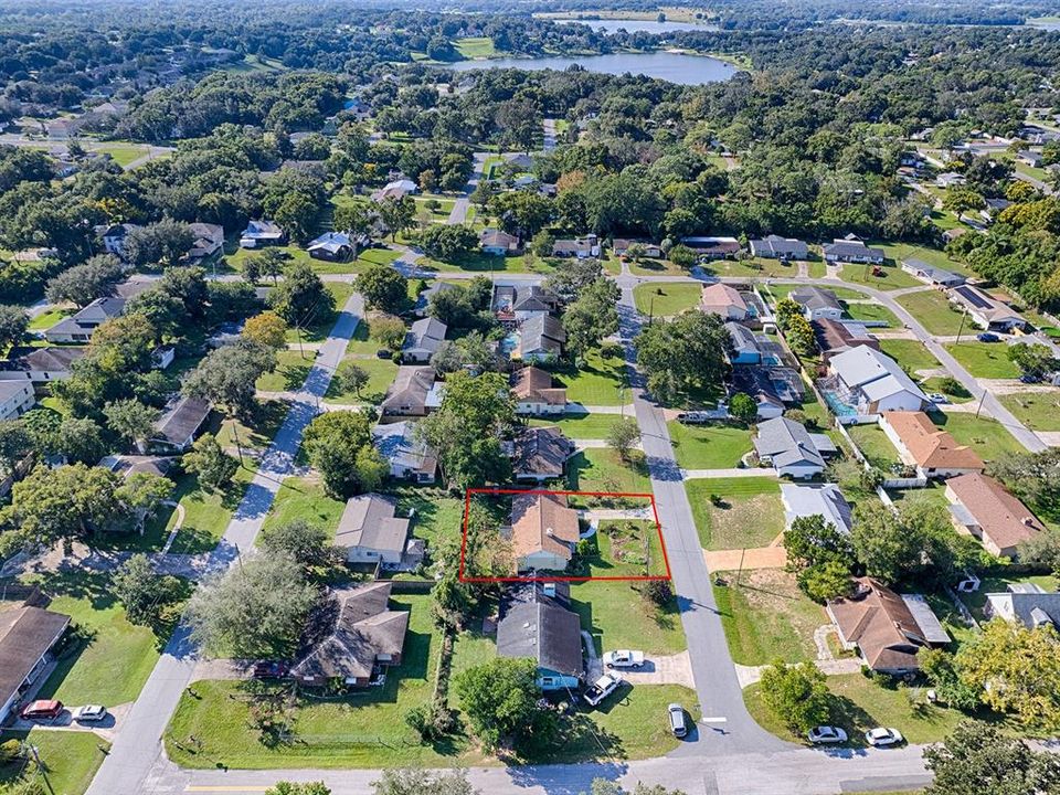 Easterly view of property and neighborhood ~