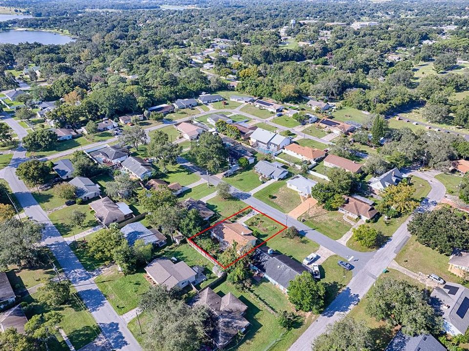 Northerly view of property and neighborhood ~