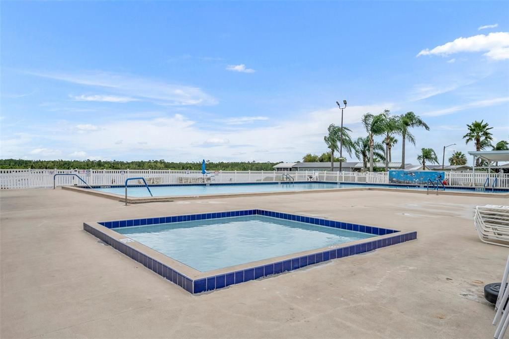 Pool and Hot tub