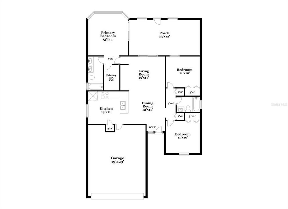 For Rent: $2,465 (3 beds, 2 baths, 1243 Square Feet)