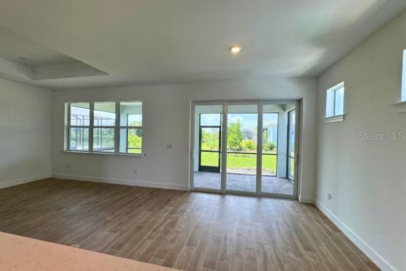 Interior photos of the completed home