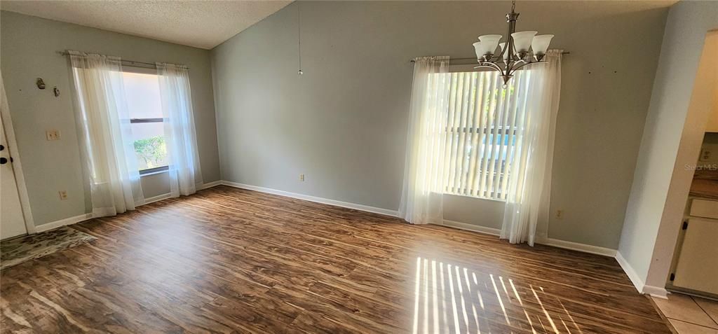 Living/Dining Space, Large Windows