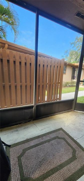 Porch off the kitchen