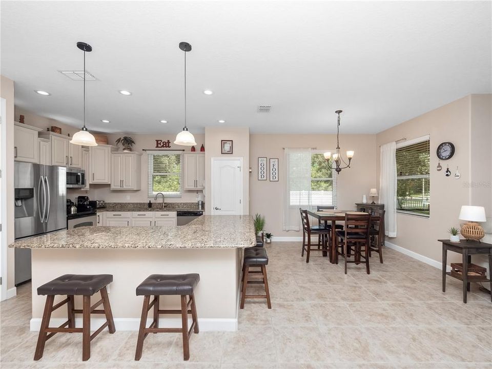 Kitchen and Dining Area