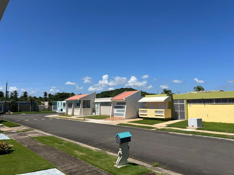 neighborhood view to the west