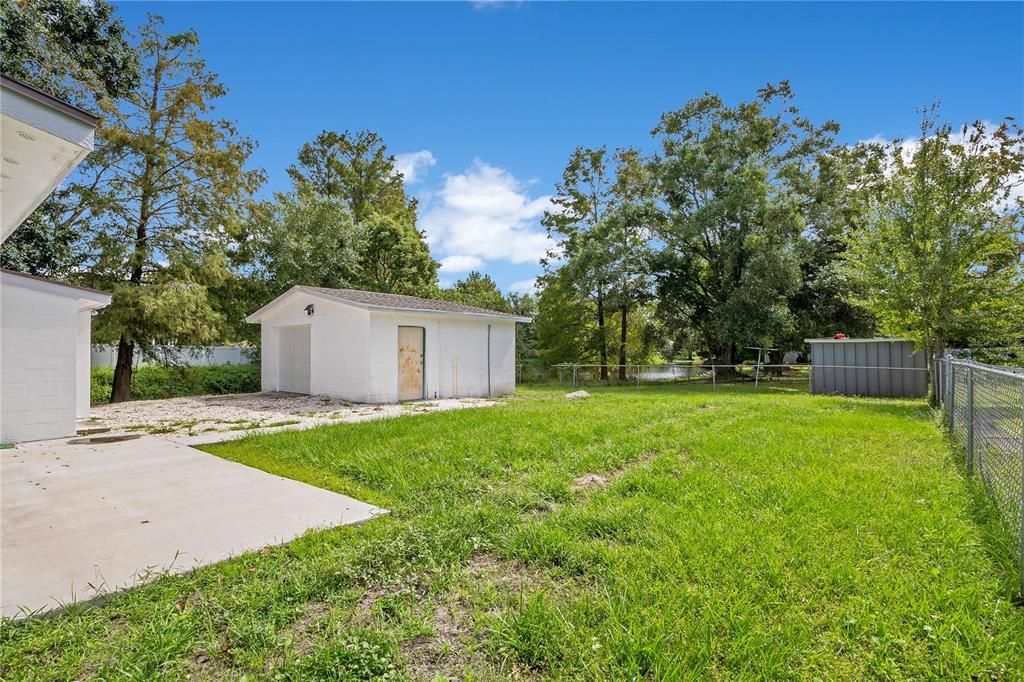 Garage/ Backyard