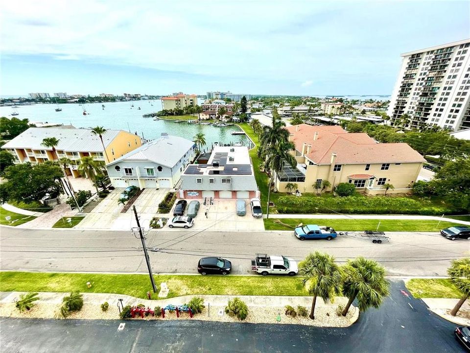 Beautiful water views facing West to the Gulf of Mexico