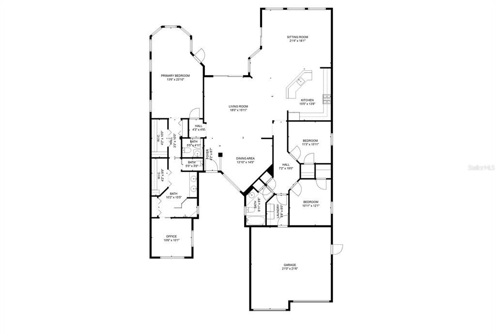 На продажу: $649,900 (3 спален, 2 ванн, 2420 Квадратных фут)