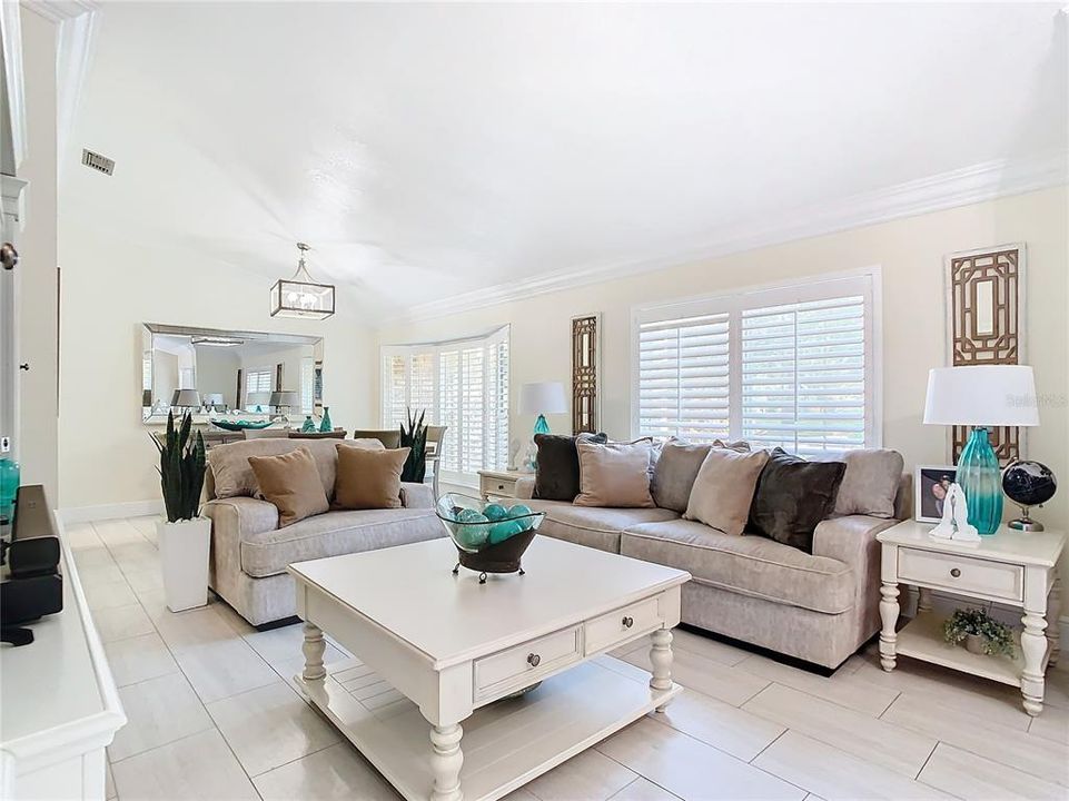 Formal living room and dining room