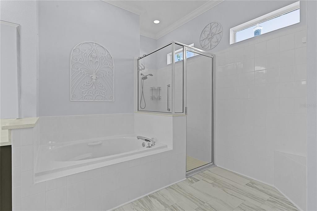 Primary Bath and Walk-In Shower