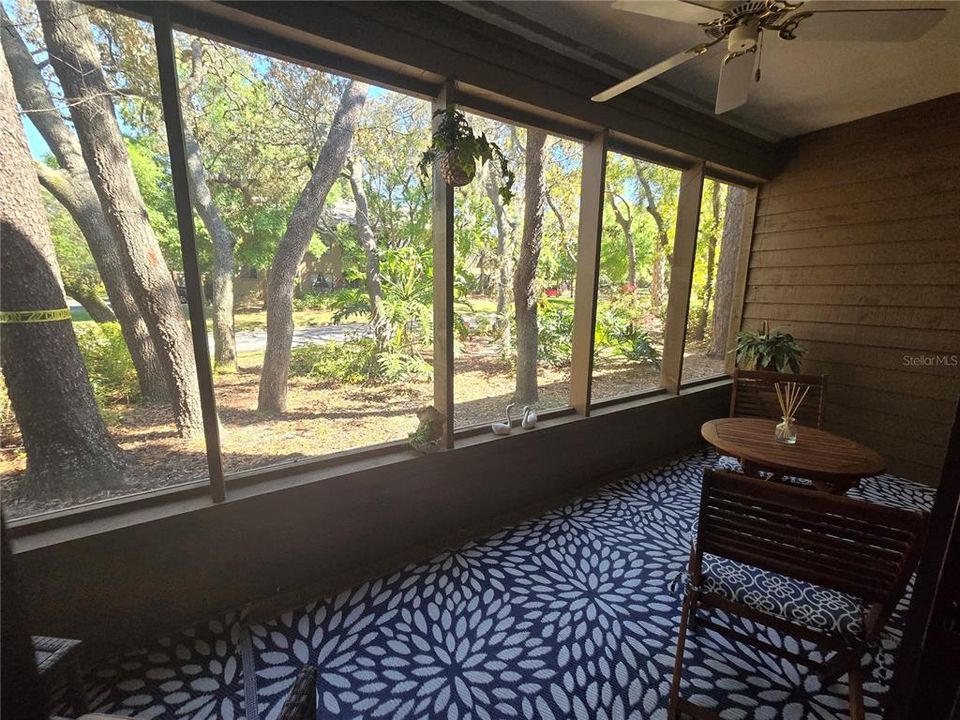 wonderful large front screened porch