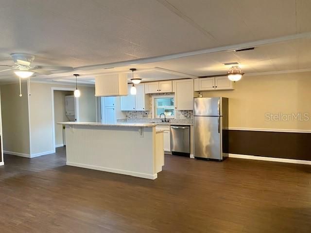 Kitchen Overlooks Living