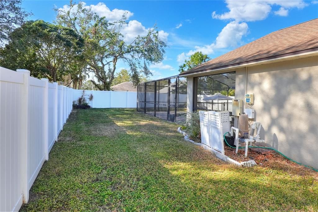 Fenced In Backyard