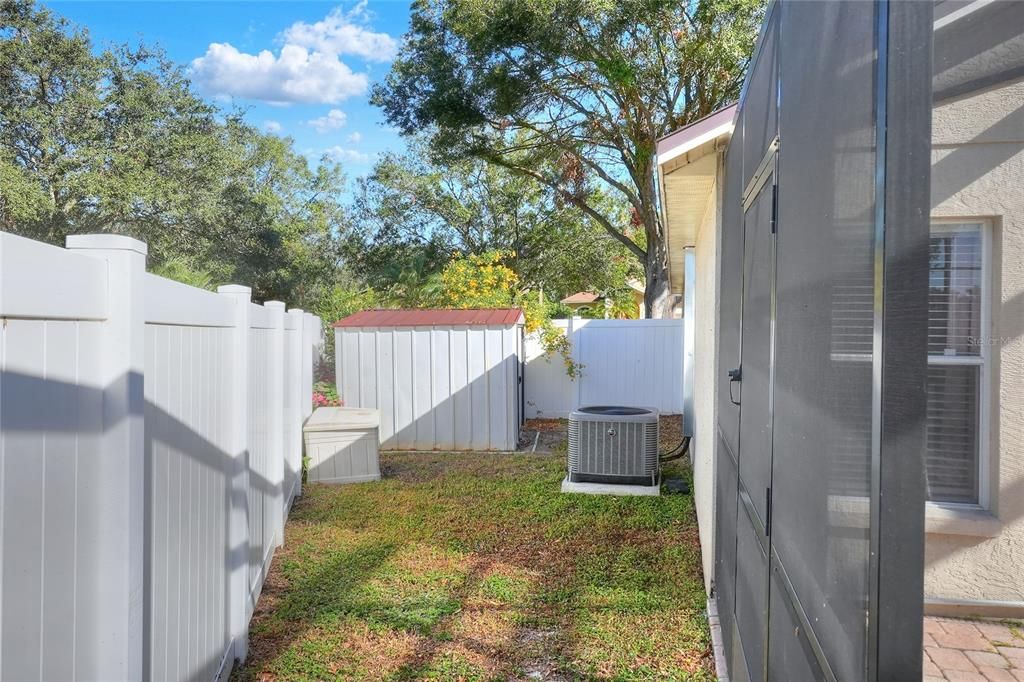 Fenced In Backyard