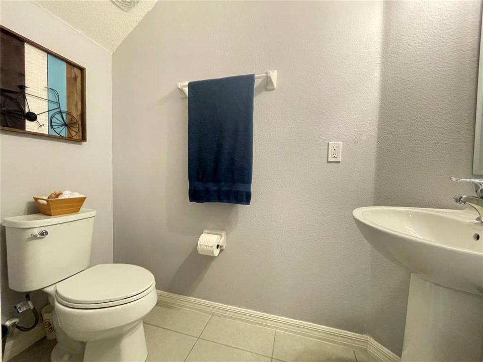 first floor half bathroom