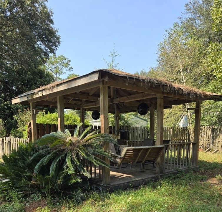 And Outside, a Peaceful Gazebo