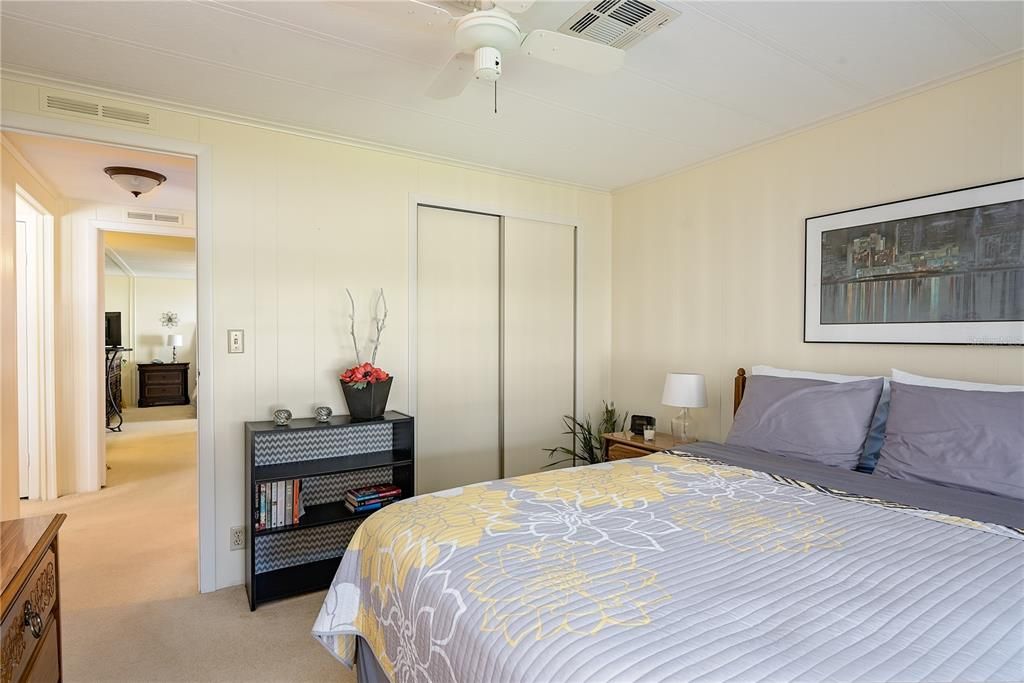 entry view into the Primary bedroom