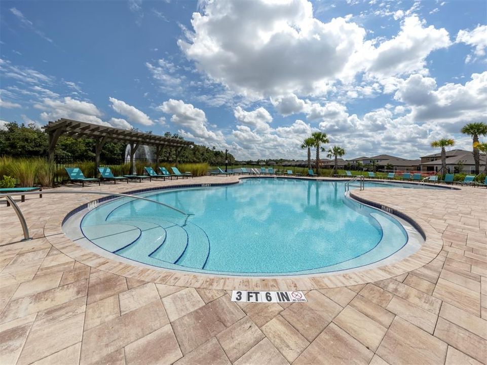 The Cross Wind Point pool is a little piece of paradise