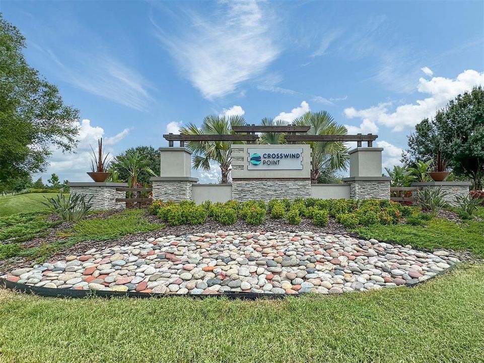 Crosswind Point community is inviting and well maintained