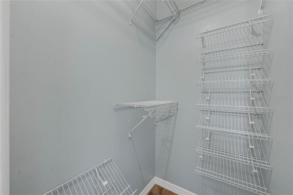 Primary walk in closet