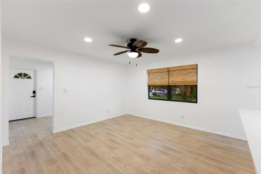 Living area off the kitchen