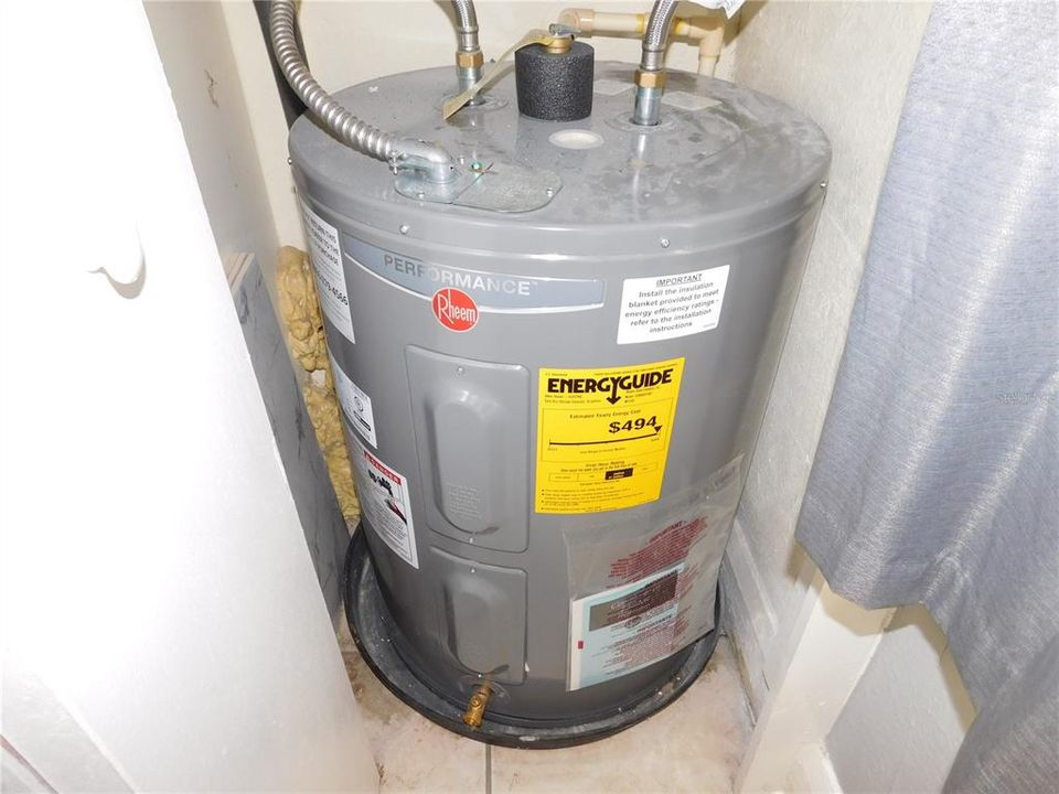 water Heater 10/10/24. 38 gallon