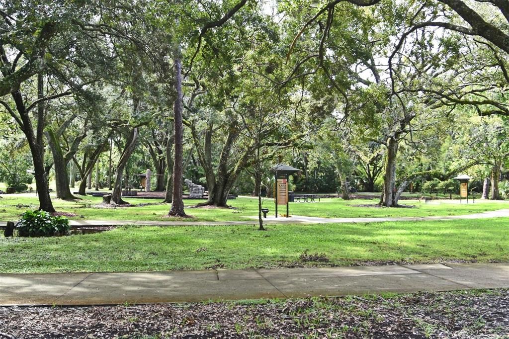 Beautiful  public park across the street from Home, recently renovated.