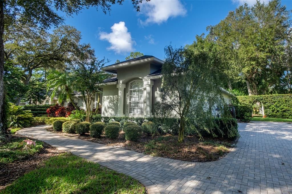 Paver driveway and walkway