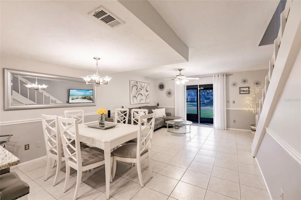 Dining Room & Living Room