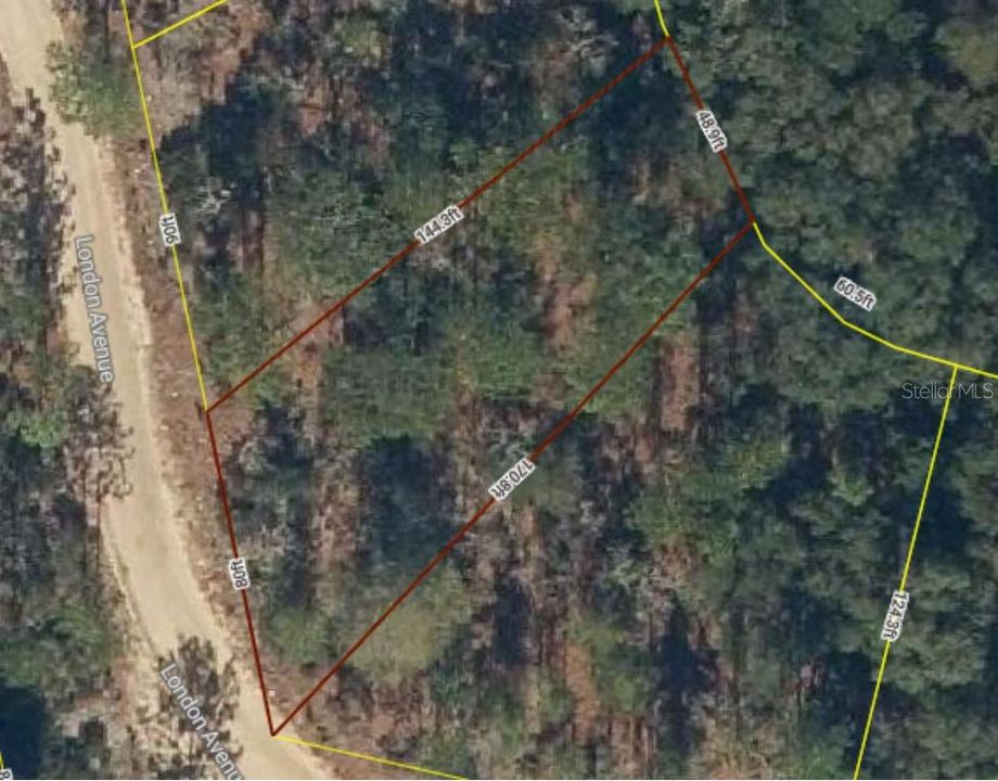 Satellite Photo of Property from iMapp