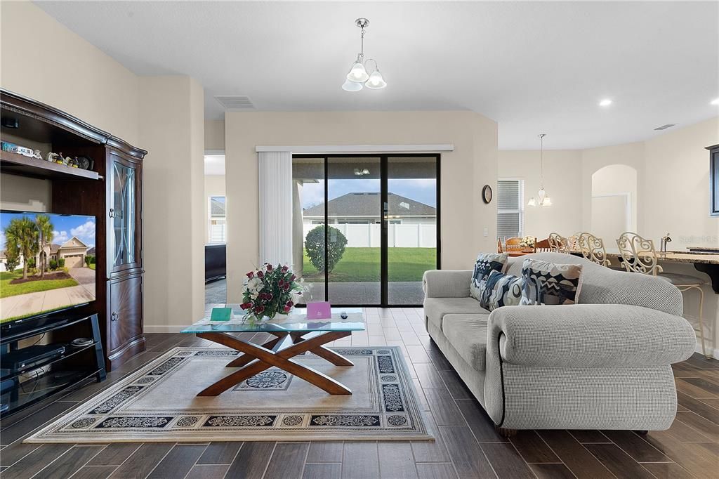 Family Room w/open floor plan