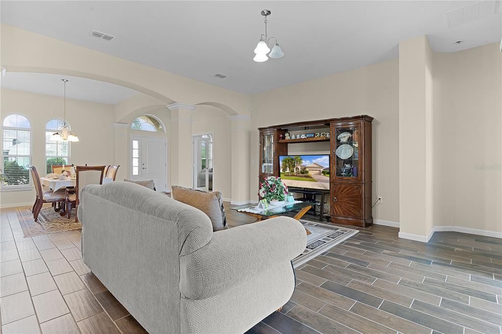 Family Room w/view of formal dining area