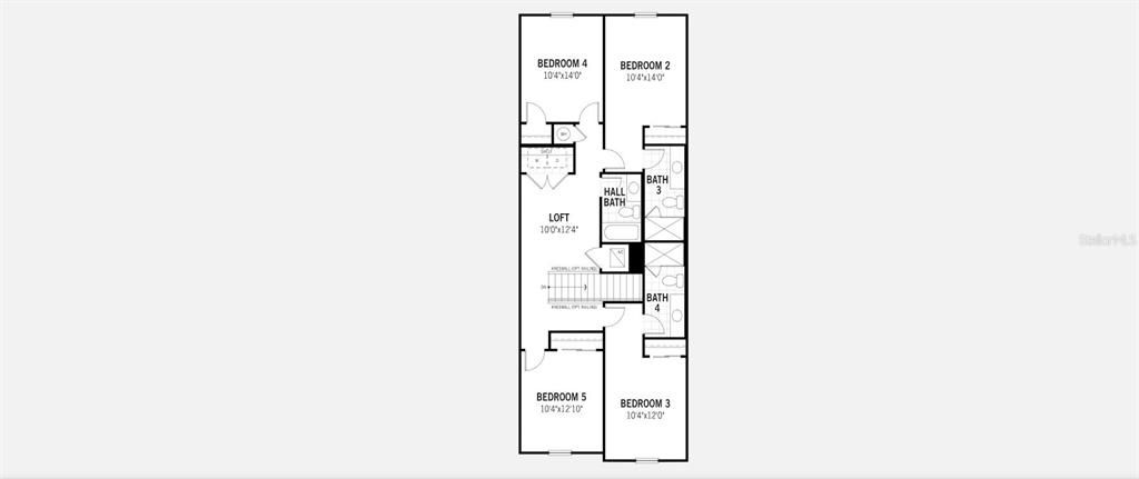 Del Ray III Floorplan - Second Floor