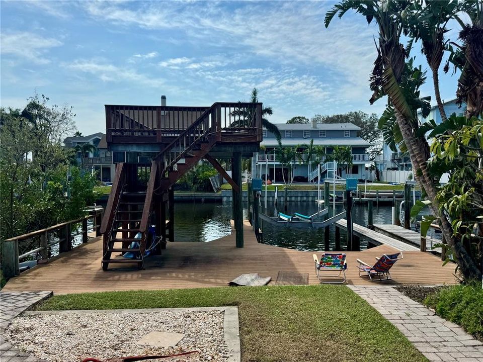 Two Docks: One Covered the other with electric lift up to 10,000 lbs