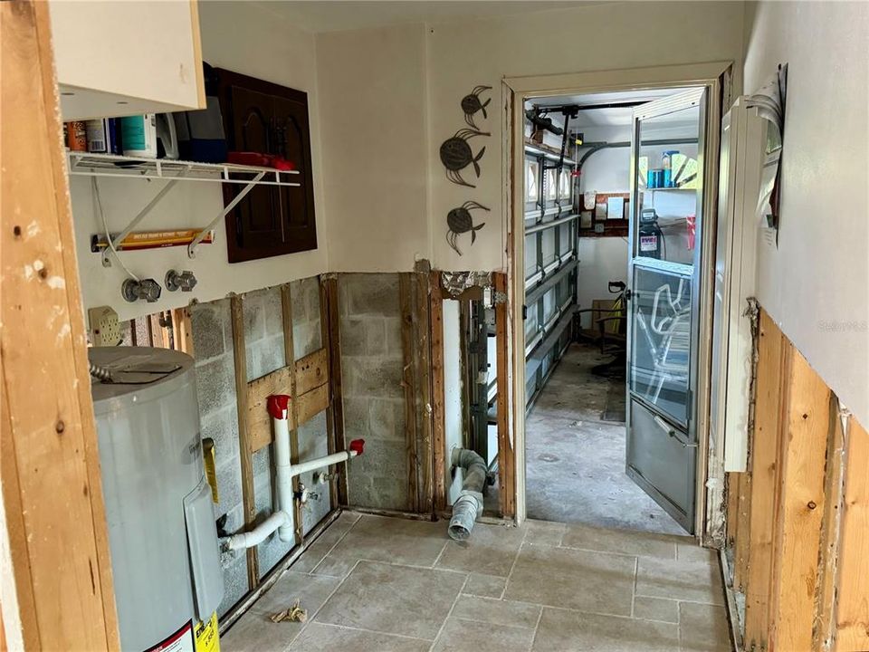 Laundry Room to Garage