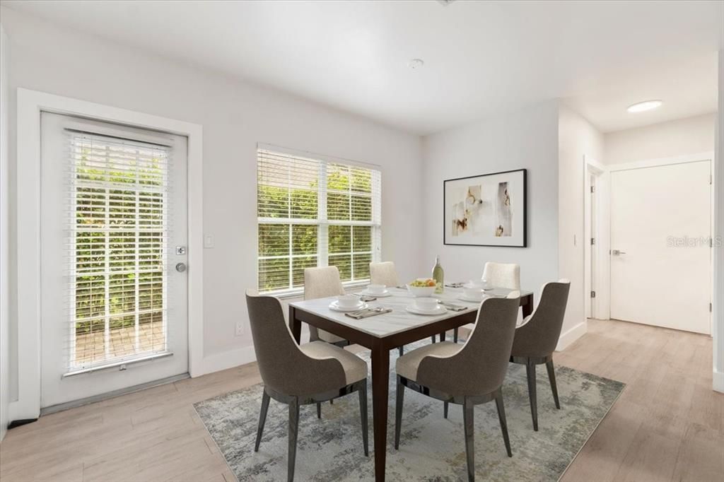 Staged Dining Room Photo