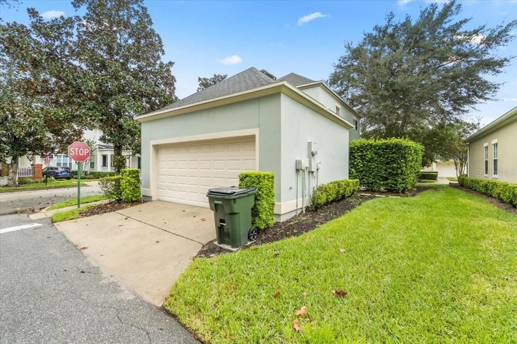 2 Car Garage with Parking Pad