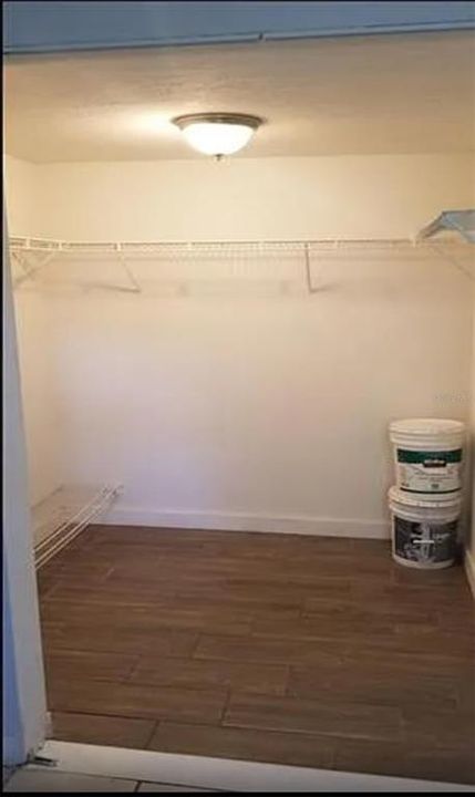 Master walk-in closet