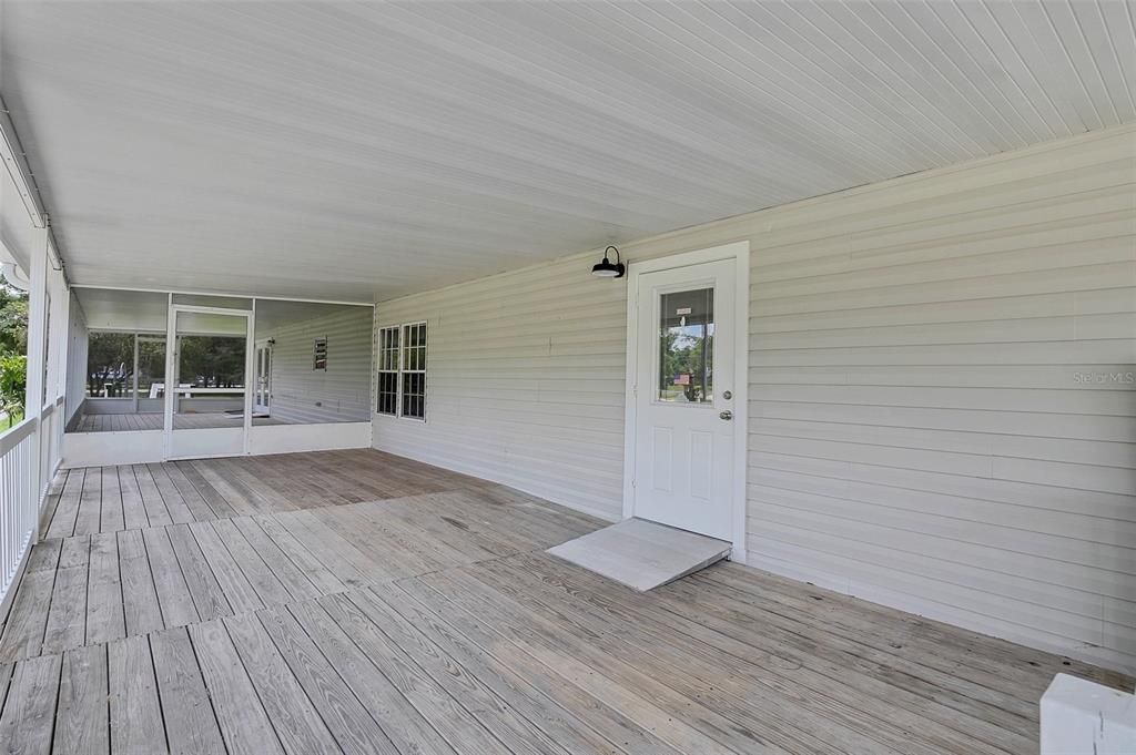 Covered Open Porch