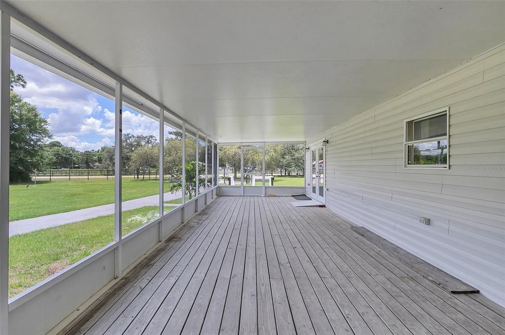 Covered Screen Porch