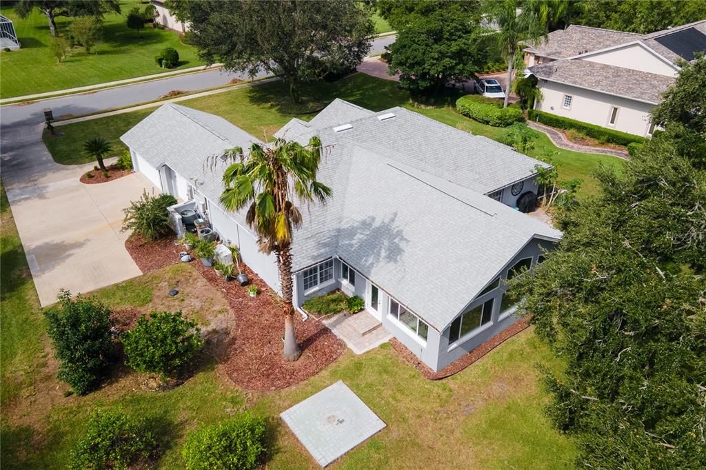 Aerial of Back Exterior