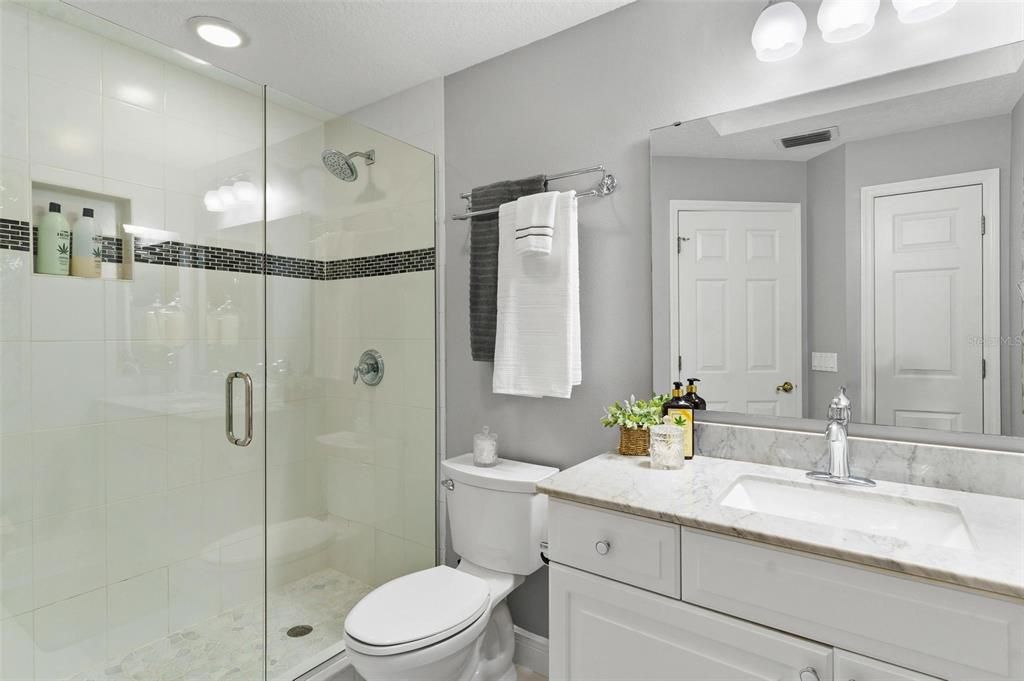 Guest Bathroom with Large Walk-in Shower