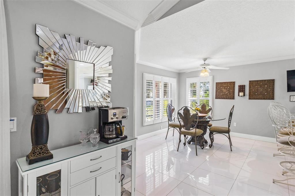 Kitchen with Coffee Bar