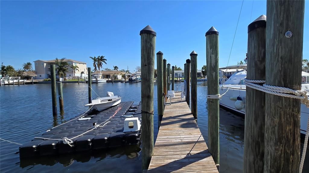 Catwalk Between Slips, Floating Dock on the left